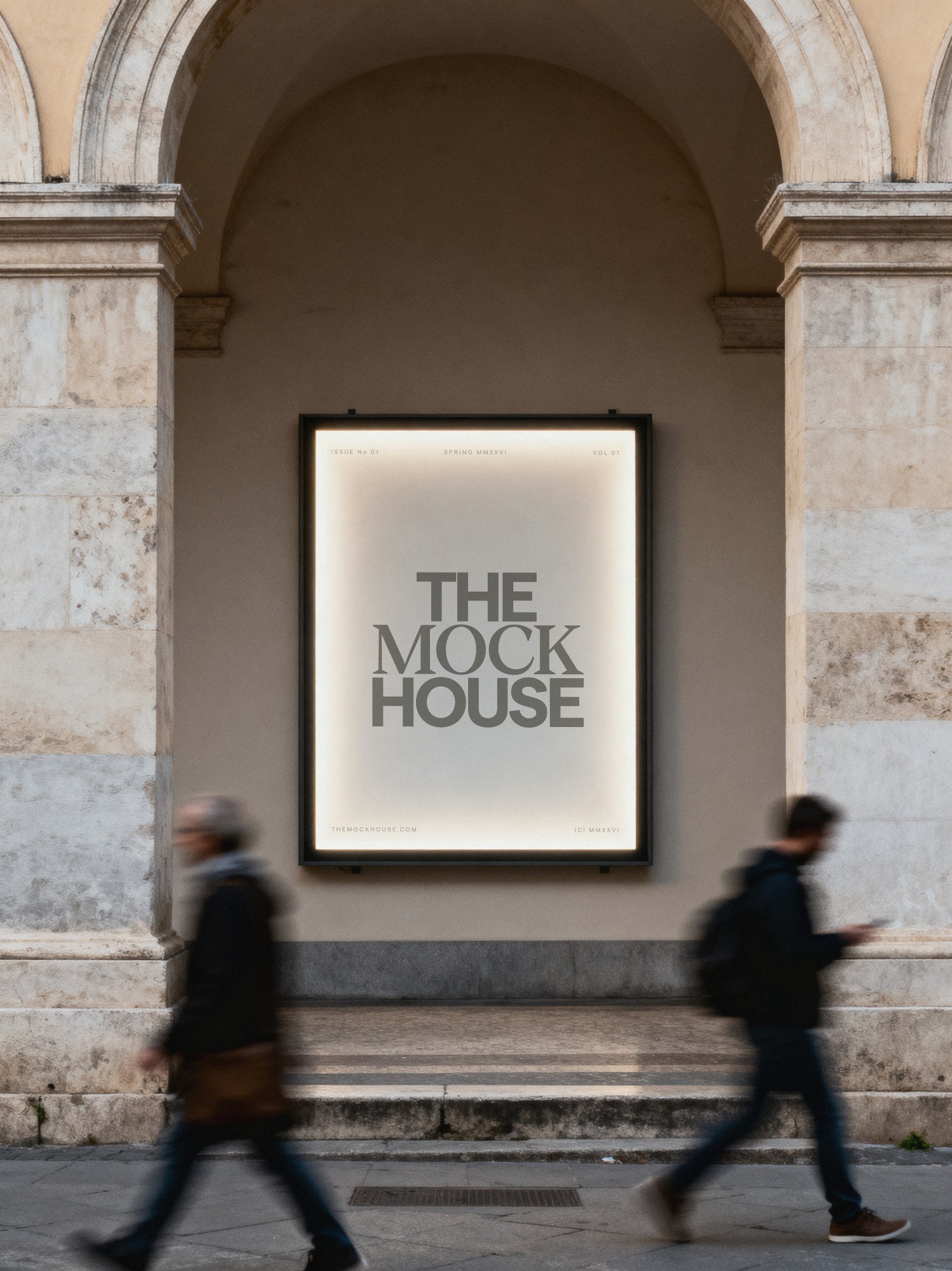 Backlit Display 01 billboard mockup