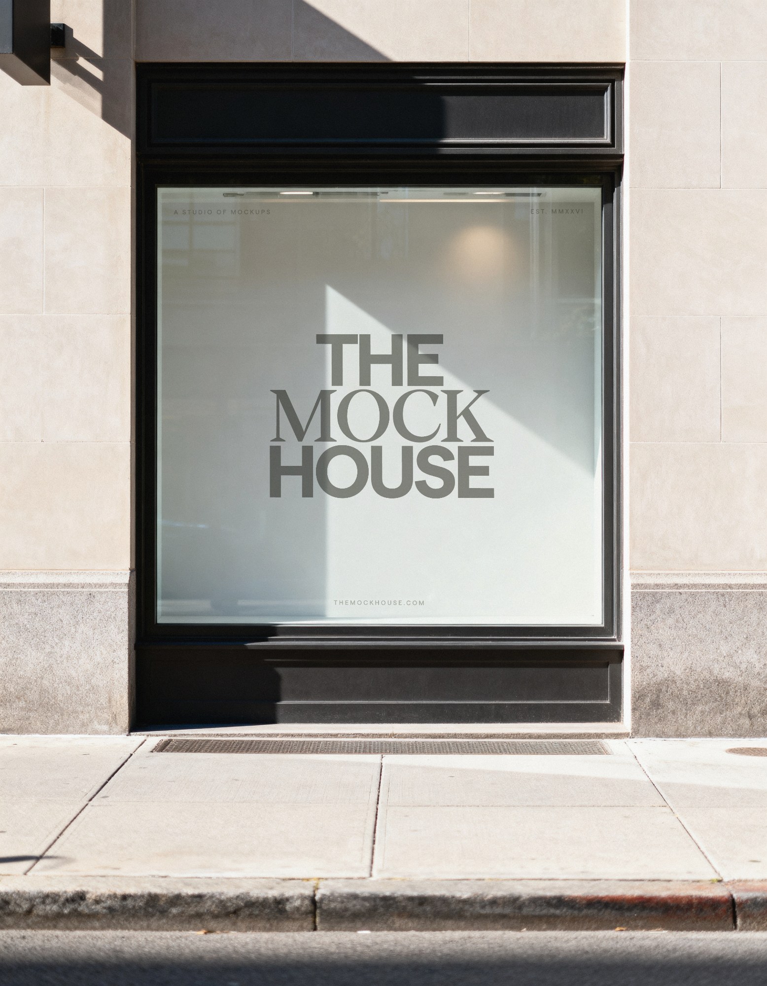 Boutique Storefront Window 01 storefront mockup