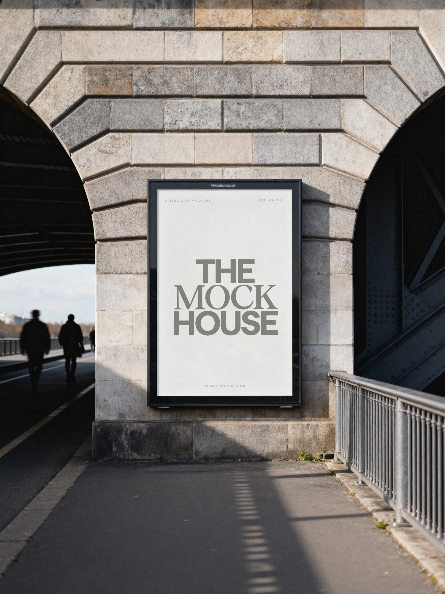 Bridge Billboard 02 billboard mockup
