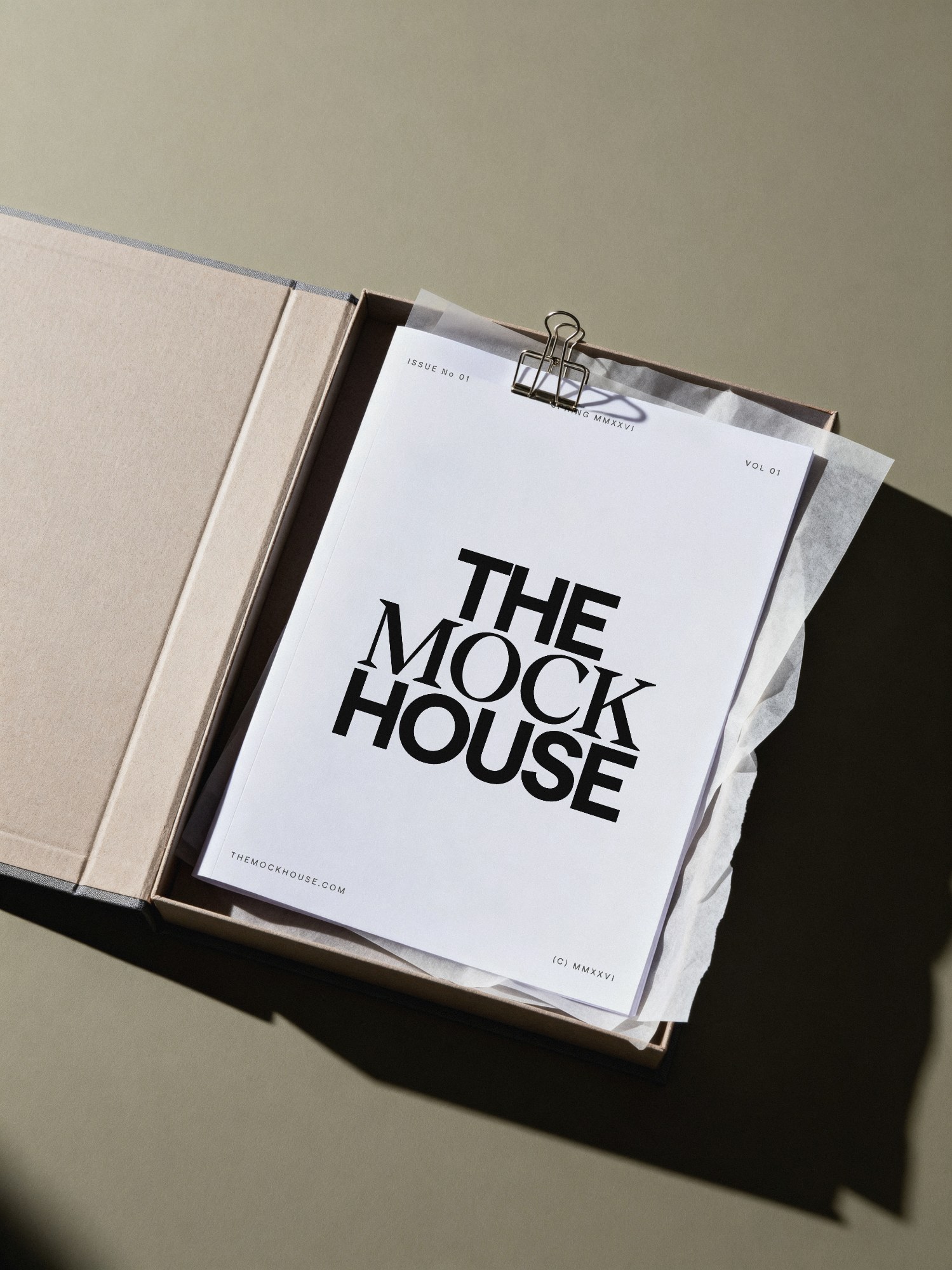 Portfolio Box 01 print mockup