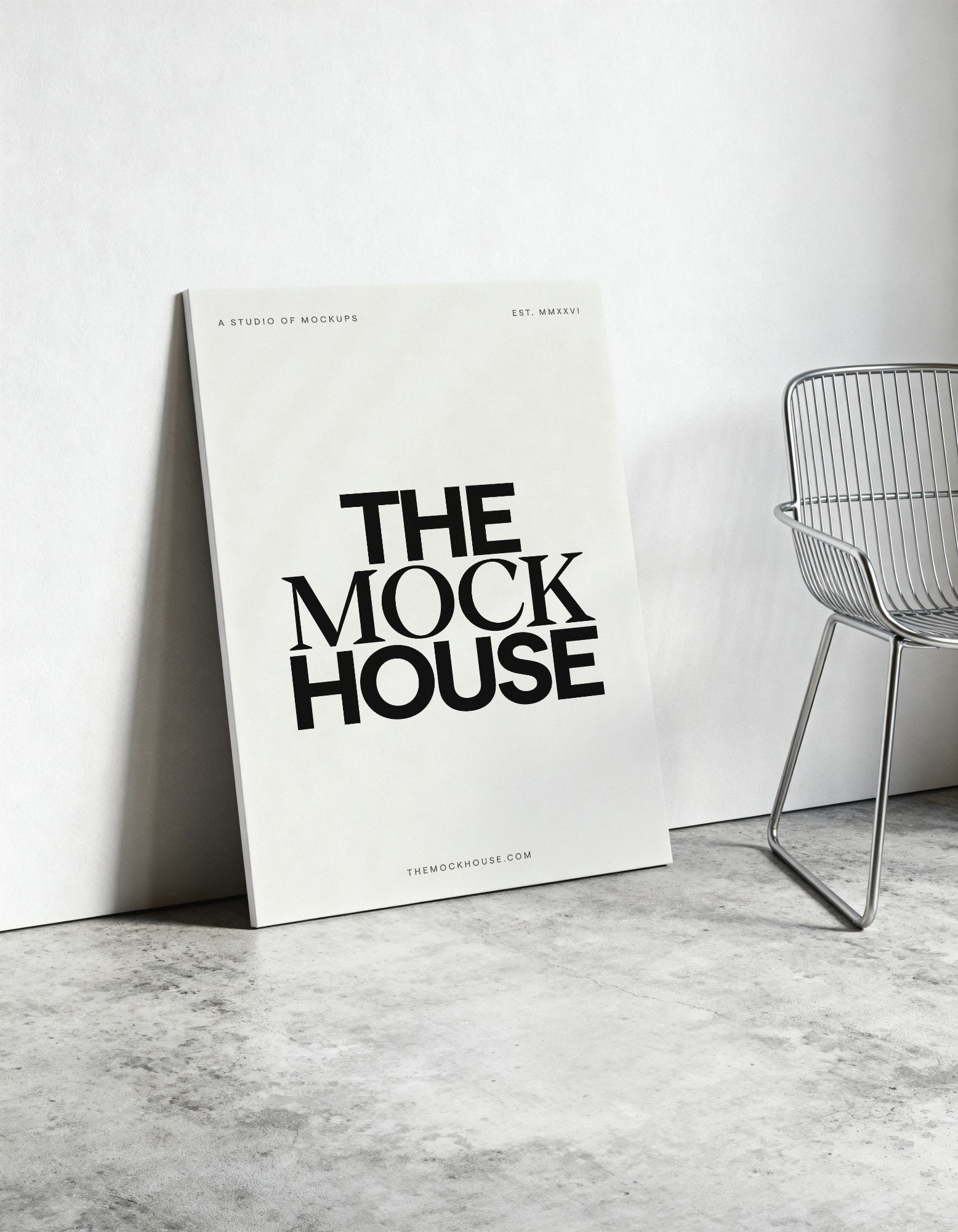The George Room 1 poster mockup