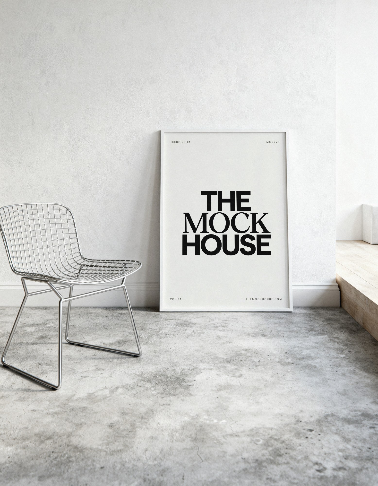 The George Room 2 poster mockup