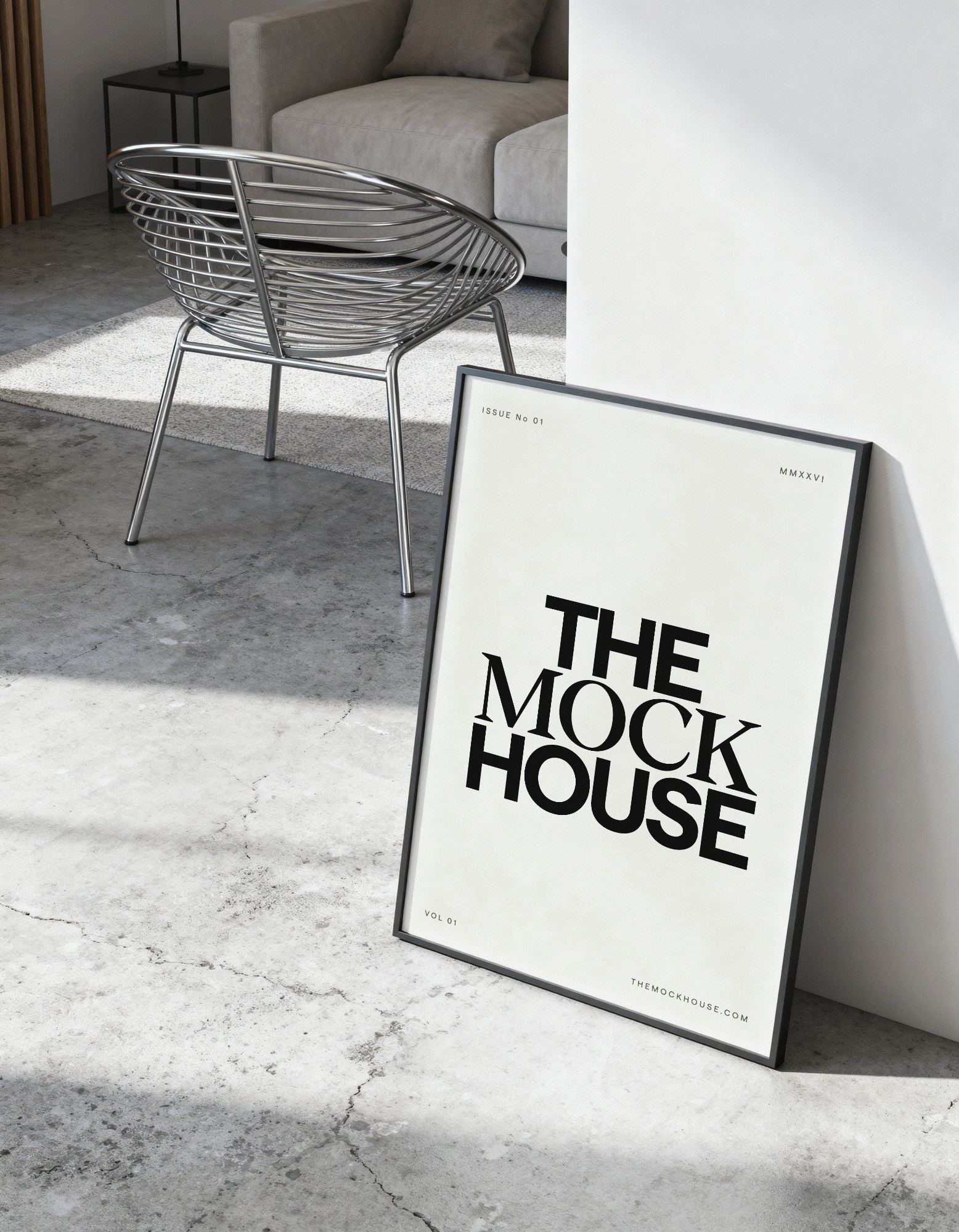 The George Room 3 poster mockup
