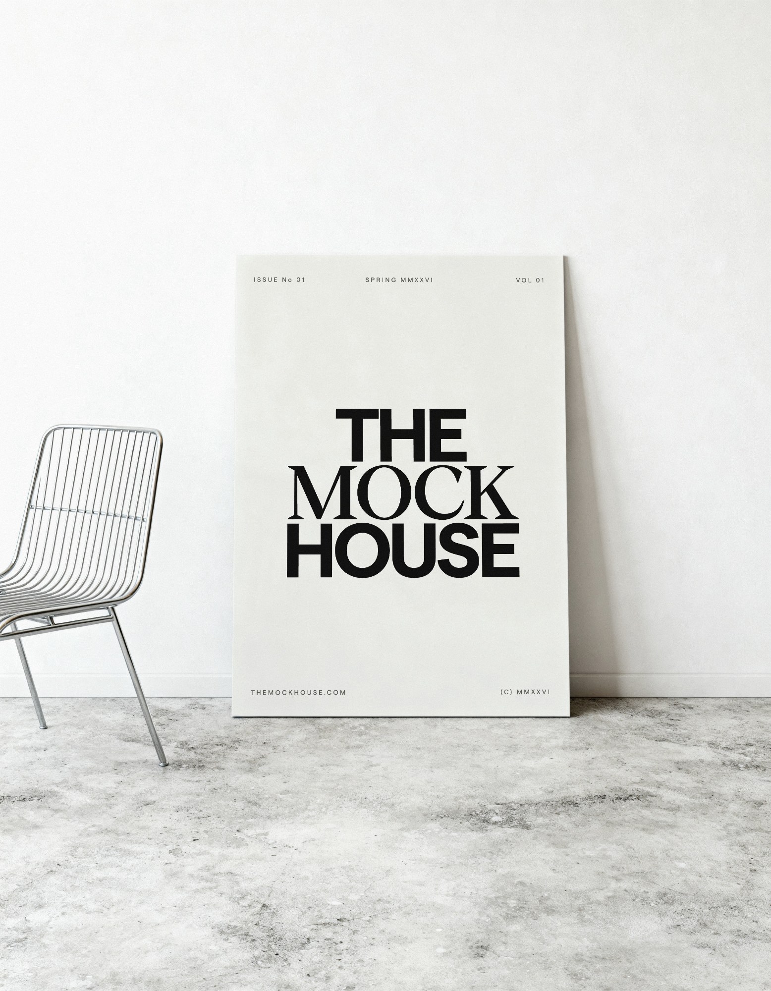The George Room 4 poster mockup