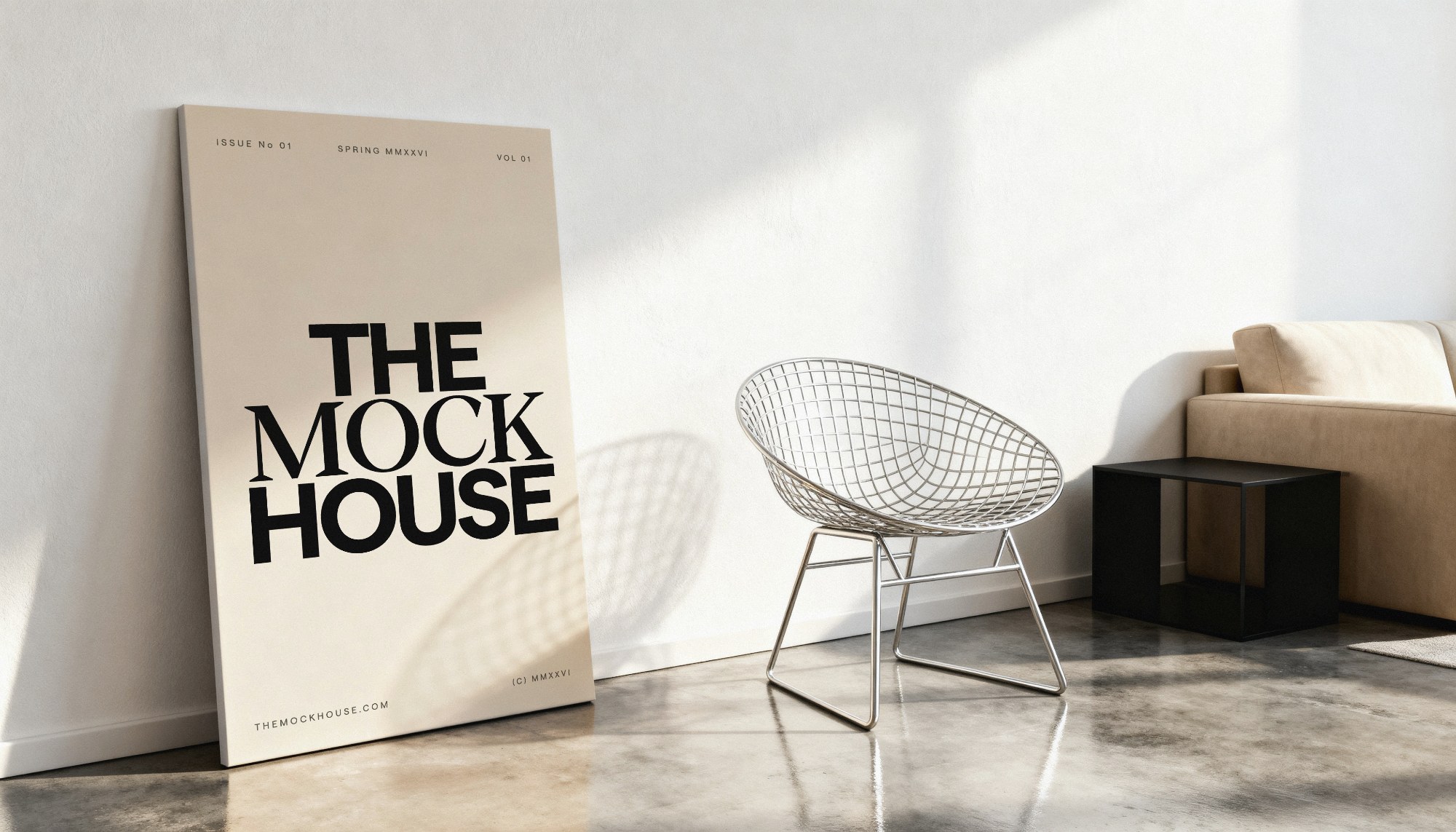 The George Room 6 poster mockup
