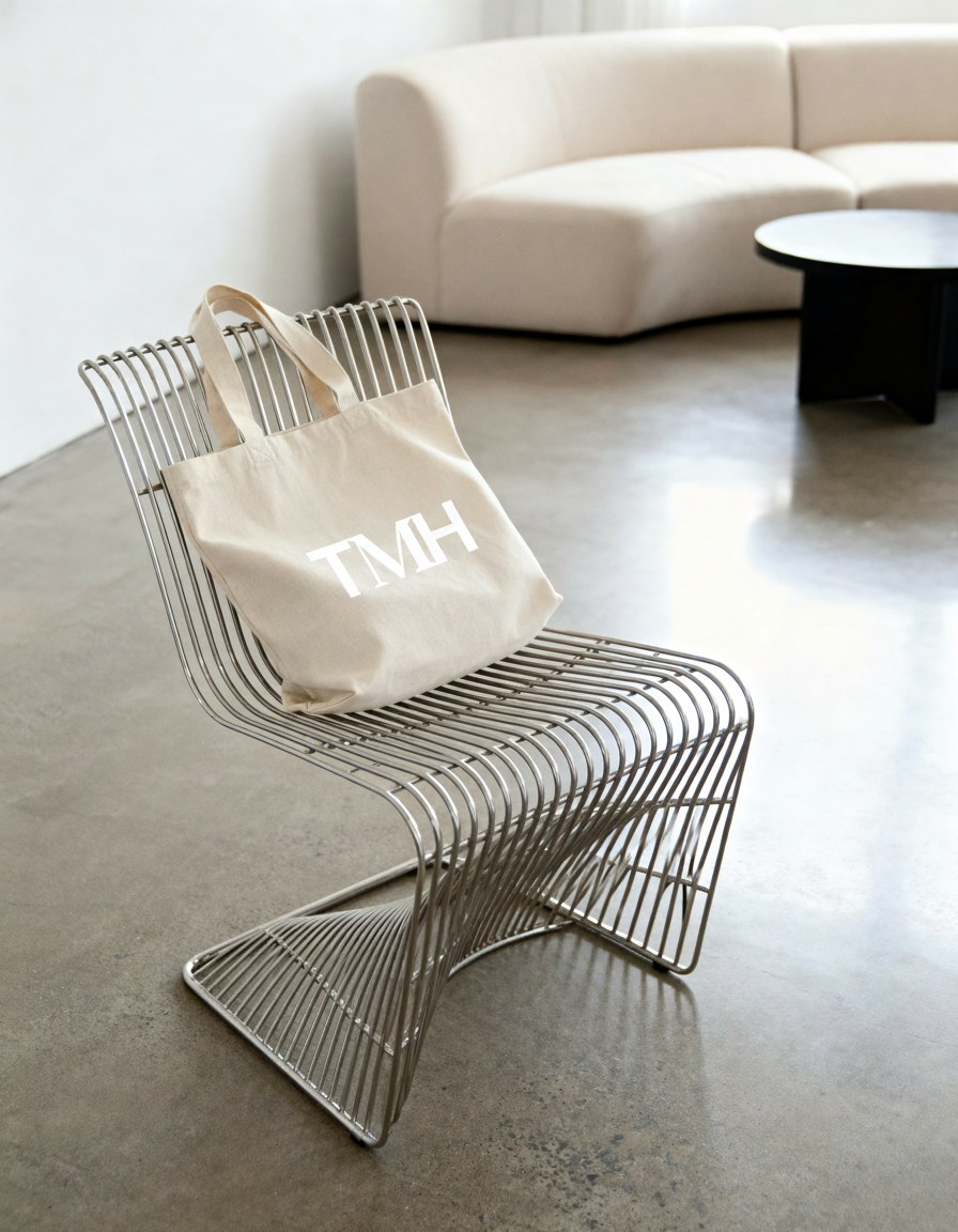 The George Room 7 tote bag mockup