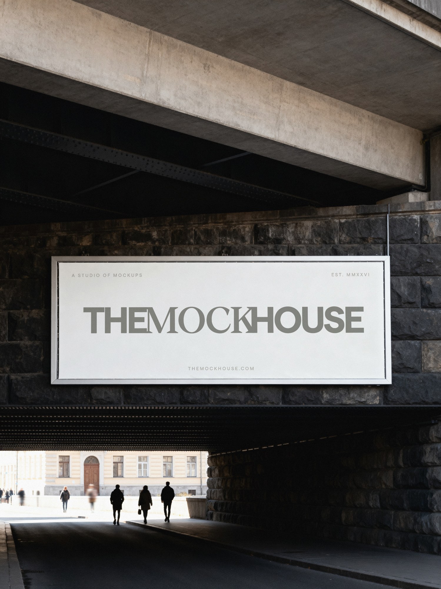 Underpass Billboard 01 billboard mockup