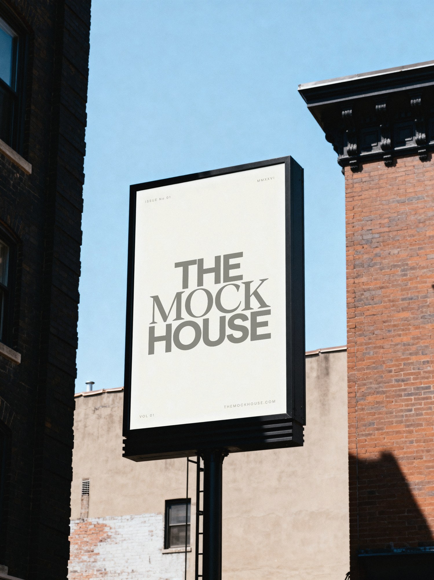 Urban Street Billboard 01 billboard mockup